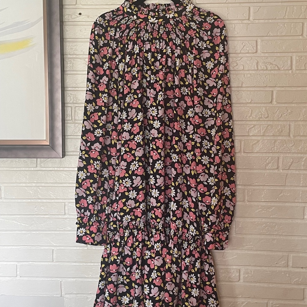 Kate Spade Road Trip Floral Shift Dress Size Large